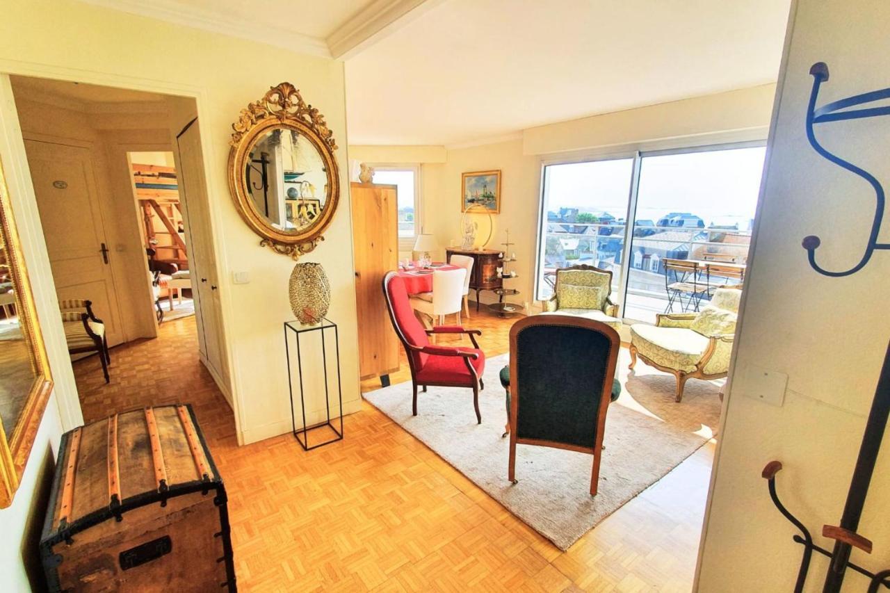 סן מלו Bright Apt With Balcony Panoramic View מראה חיצוני תמונה